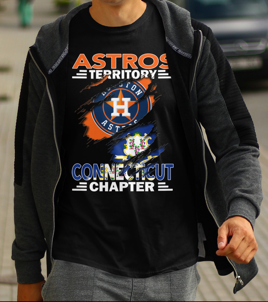 Astros Territory Houston Astros Logo Connecticut Chapter T-Shirt