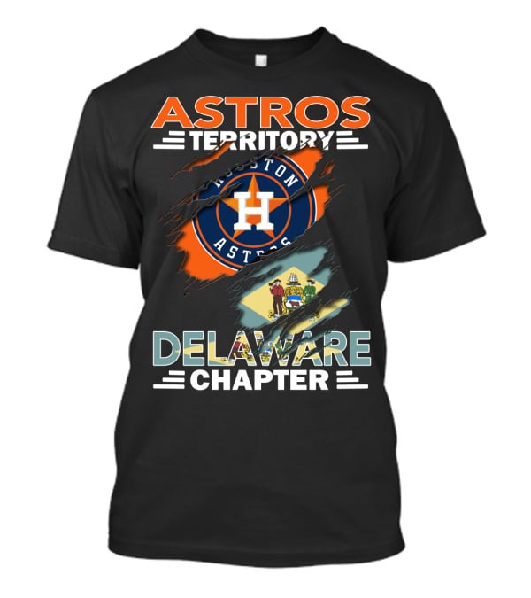 Astros Territory Houston Astros Delaware Chapter T-Shirt