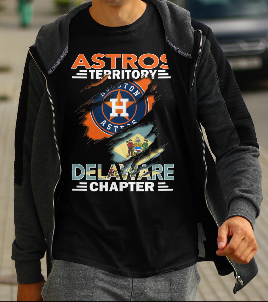 Astros Territory Houston Astros Delaware Chapter T-Shirt