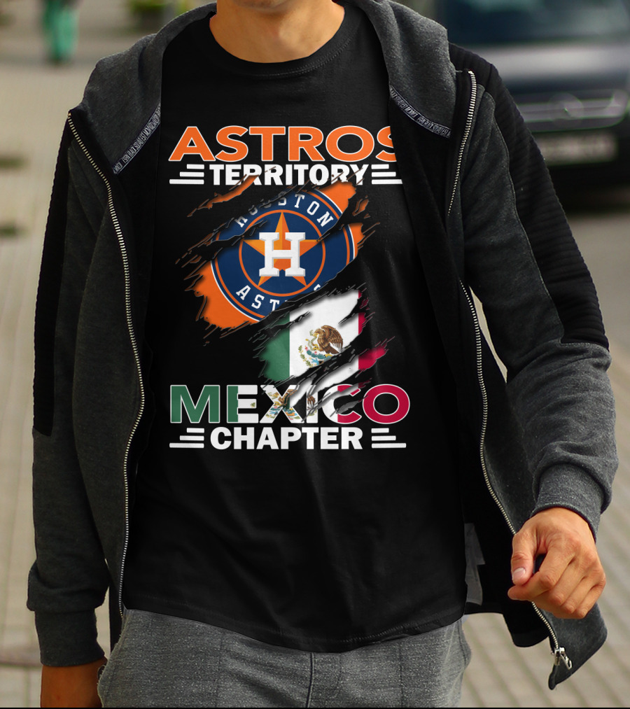 Houston Astros Territory Mexico Chapter Flag T-Shirt