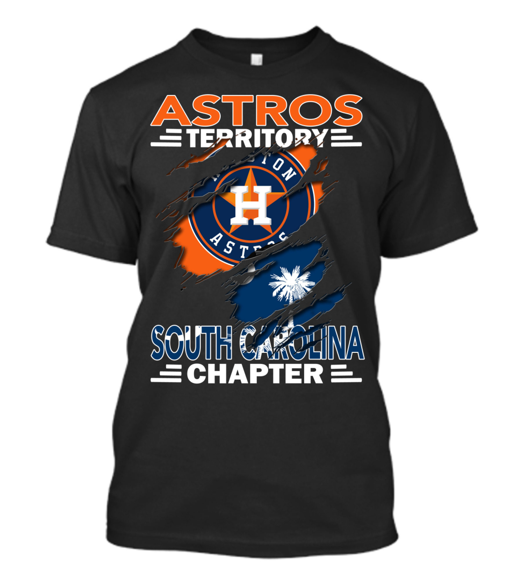 Astros Territory South Carolina Chapter Houston Astros Fanspalmetto State T-Shirt