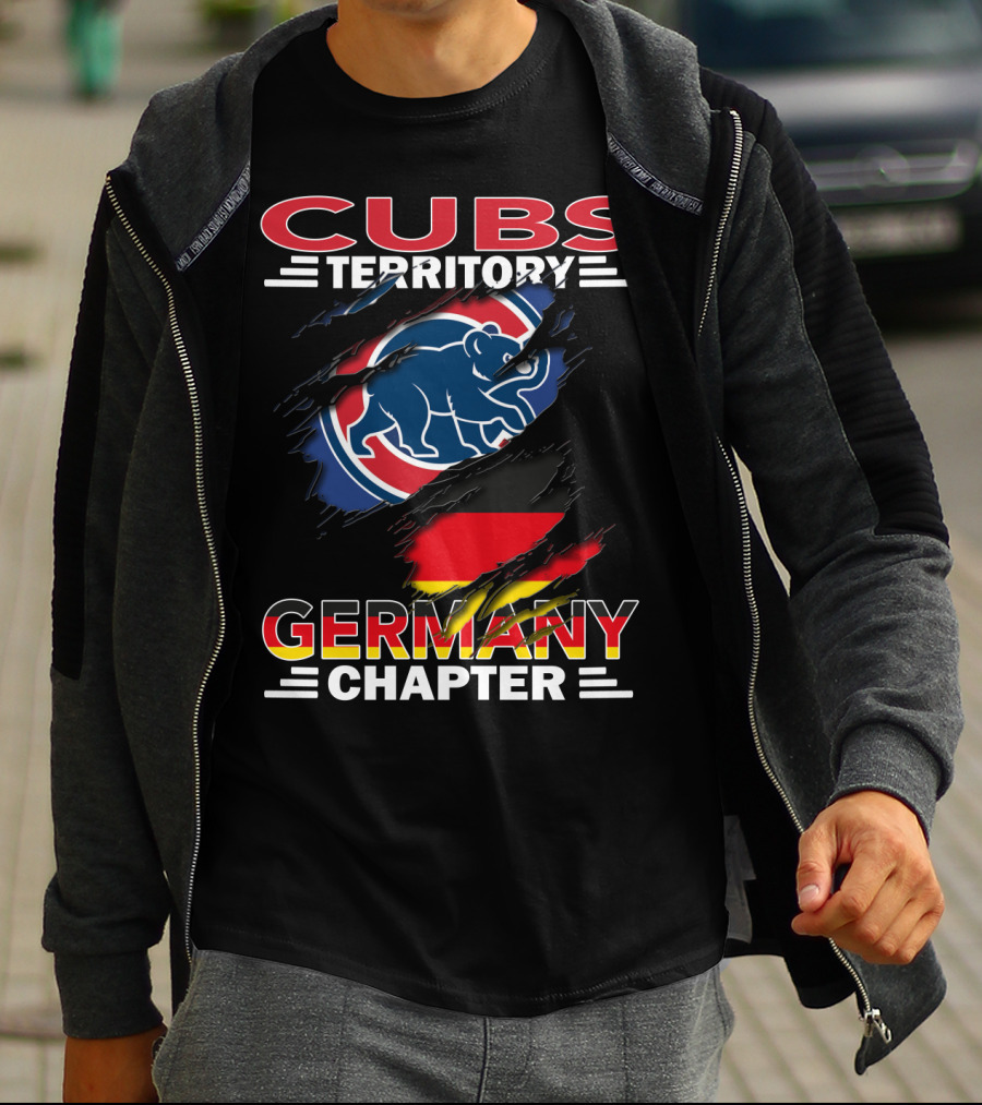 Cubs Territory Germany Chapter Flag And Bear Emblem T-Shirt