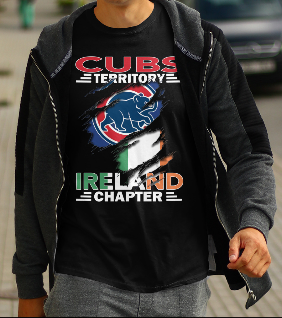Cubs Territory Ireland Chapter Flag And Bear Emblem T-Shirt