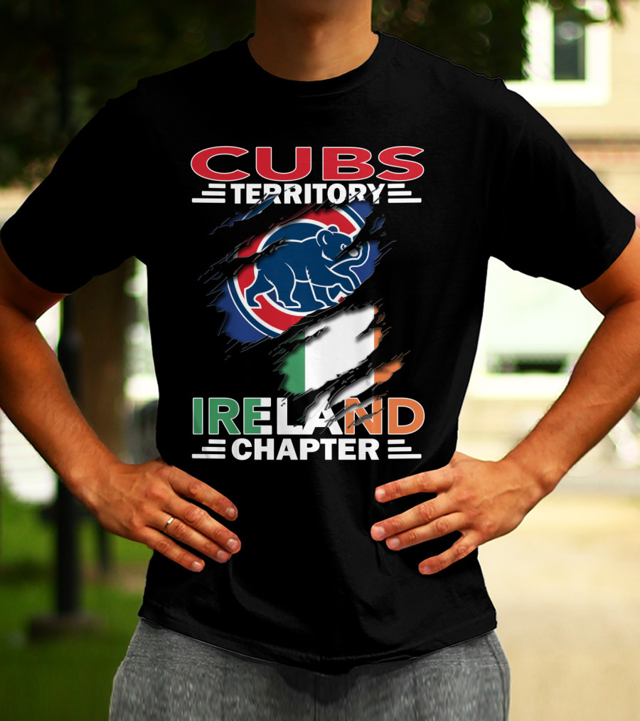 Cubs Territory Ireland Chapter Flag And Bear Emblem T-Shirt