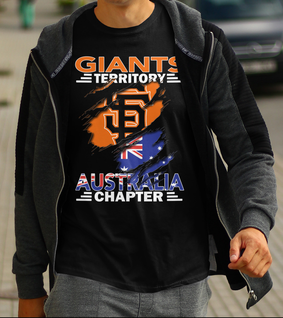 Giants Territory Australia Chapter San Francisco Giants Flag T-Shirt