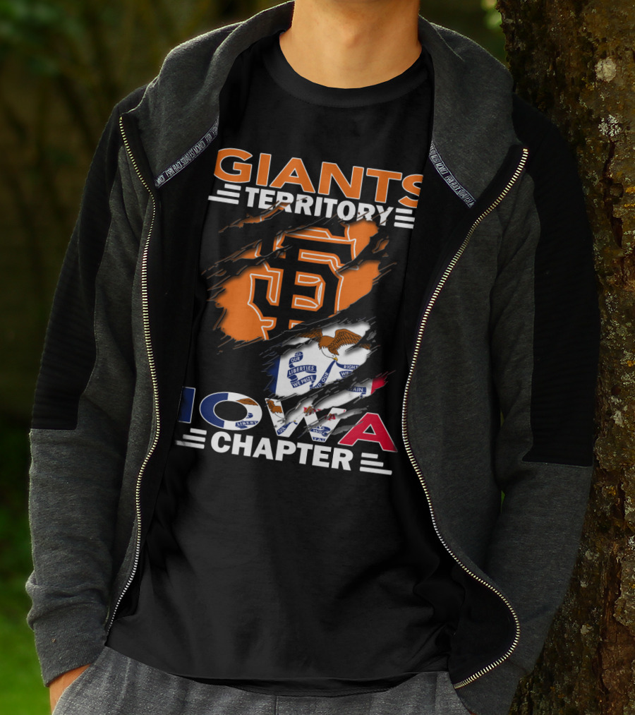Giants Territory Iowa Chapter San Francisco Giants Fan Group Baseball Community T-Shirt