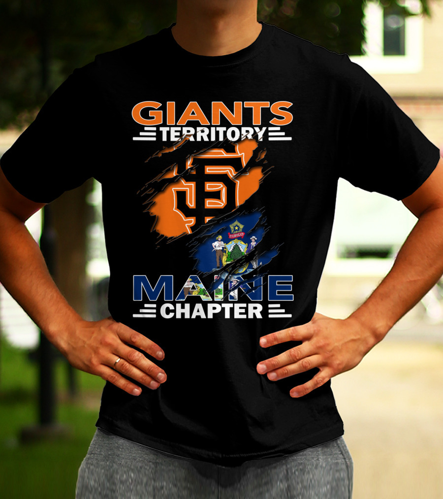 San Francisco Giants Territory Maine Chapter T-Shirt