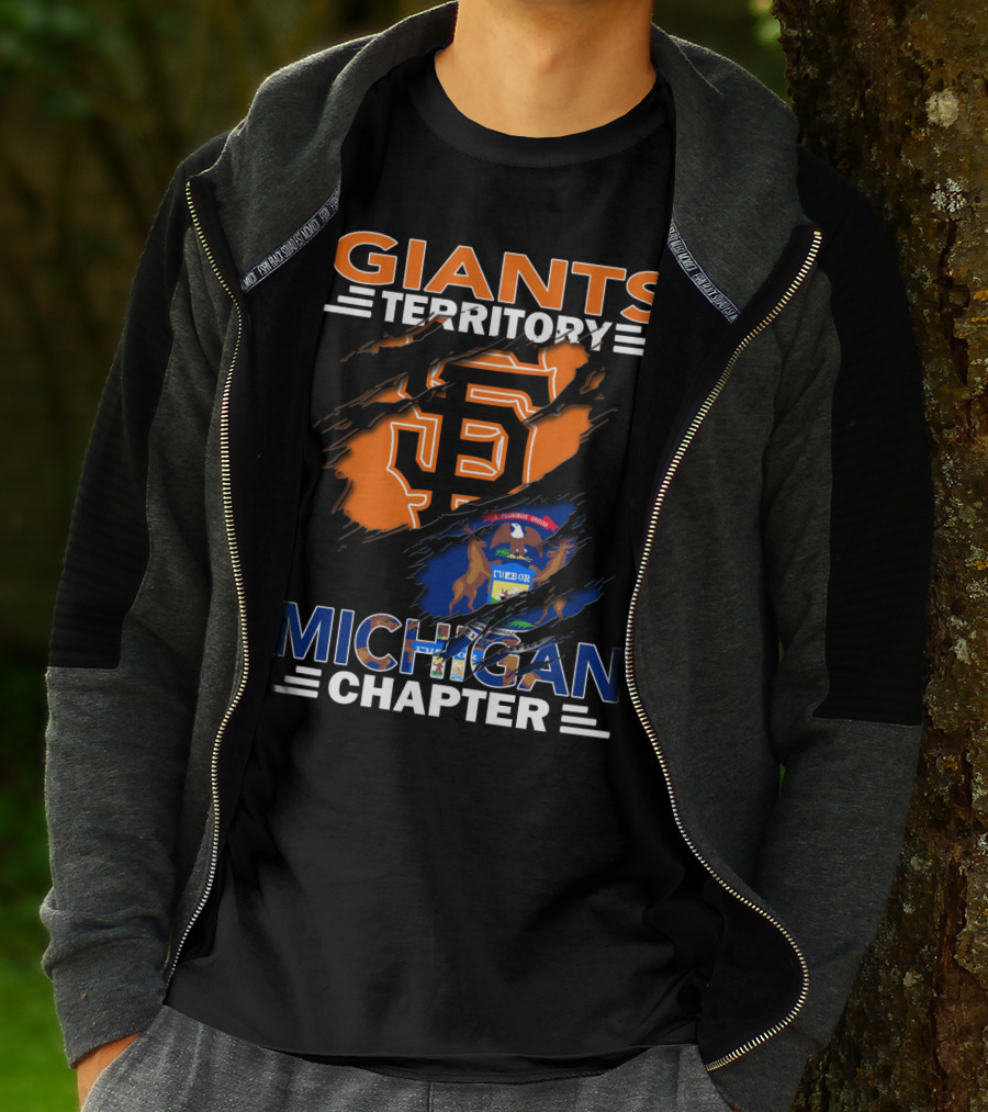 Giants Territory Michigan Chapter Sf Giants Detroit Connection T-Shirt