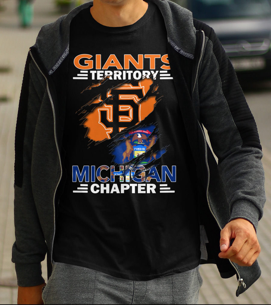 Giants Territory Michigan Chapter Sf Giants Detroit Connection T-Shirt