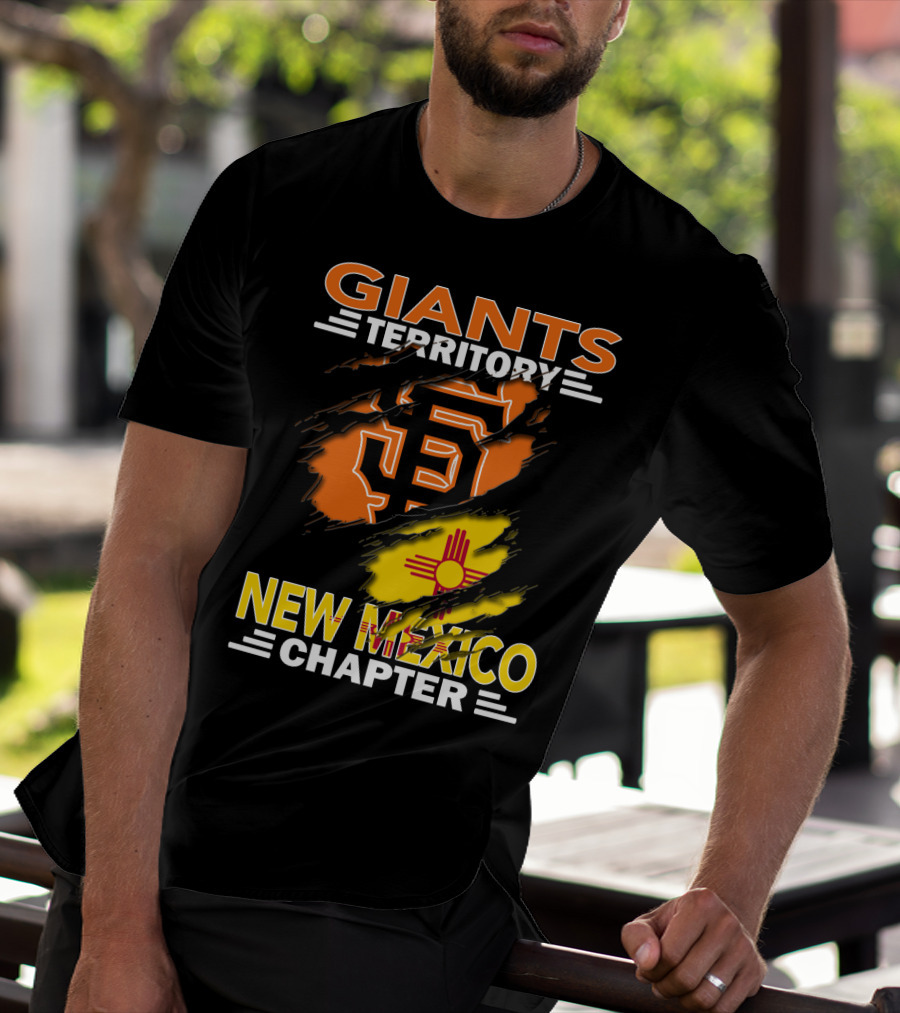 Giants Territory New Mexico Chapter Sf Logo Zia Symbol T-Shirt
