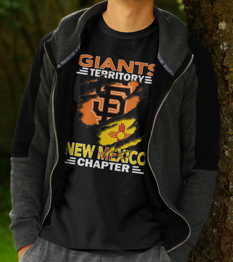 Giants Territory New Mexico Chapter Sf Logo Zia Symbol T-Shirt