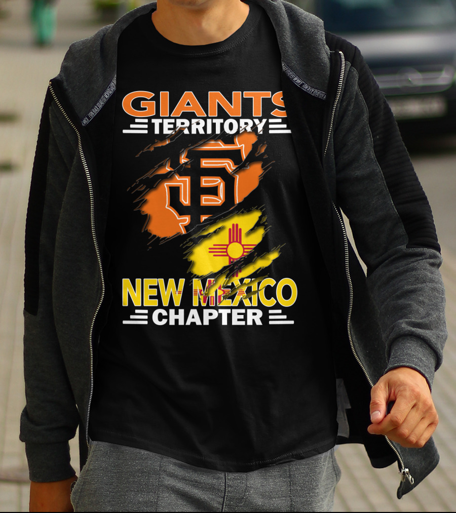 Giants Territory New Mexico Chapter Sf Logo Zia Symbol T-Shirt