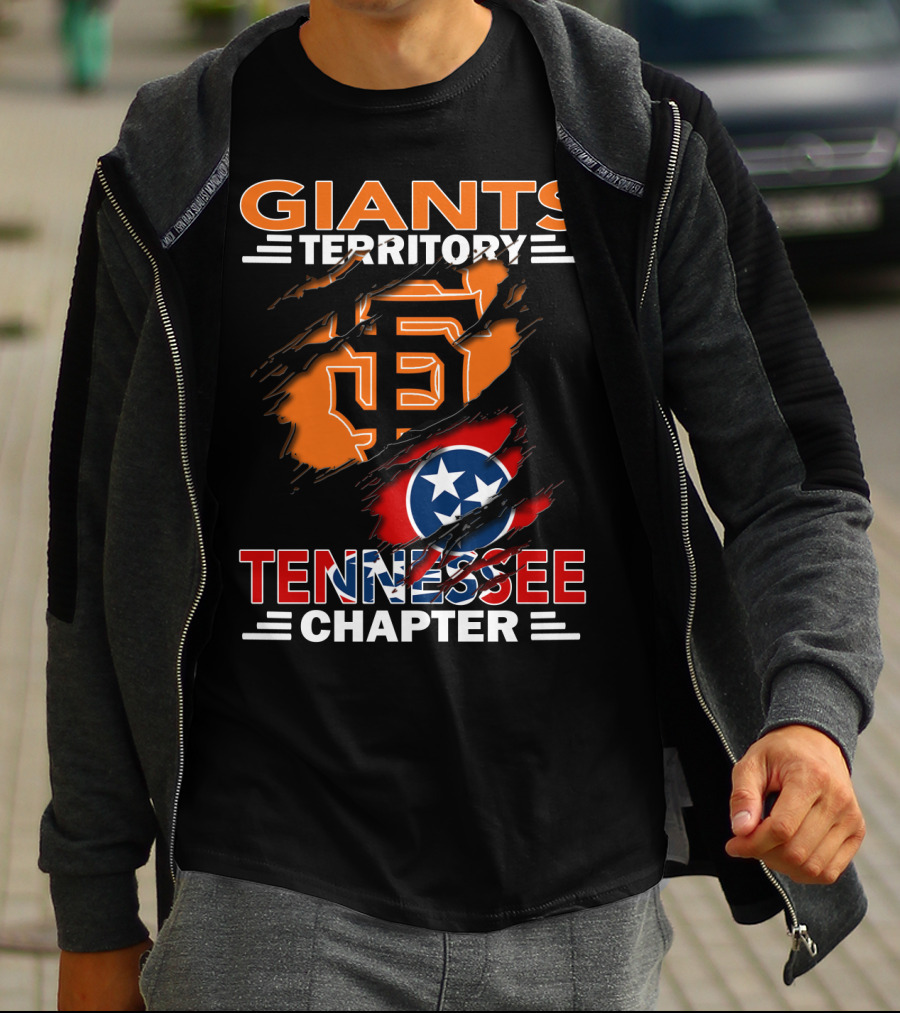 Giants Territory Sf Emblem Tennessee Chapter T-Shirt