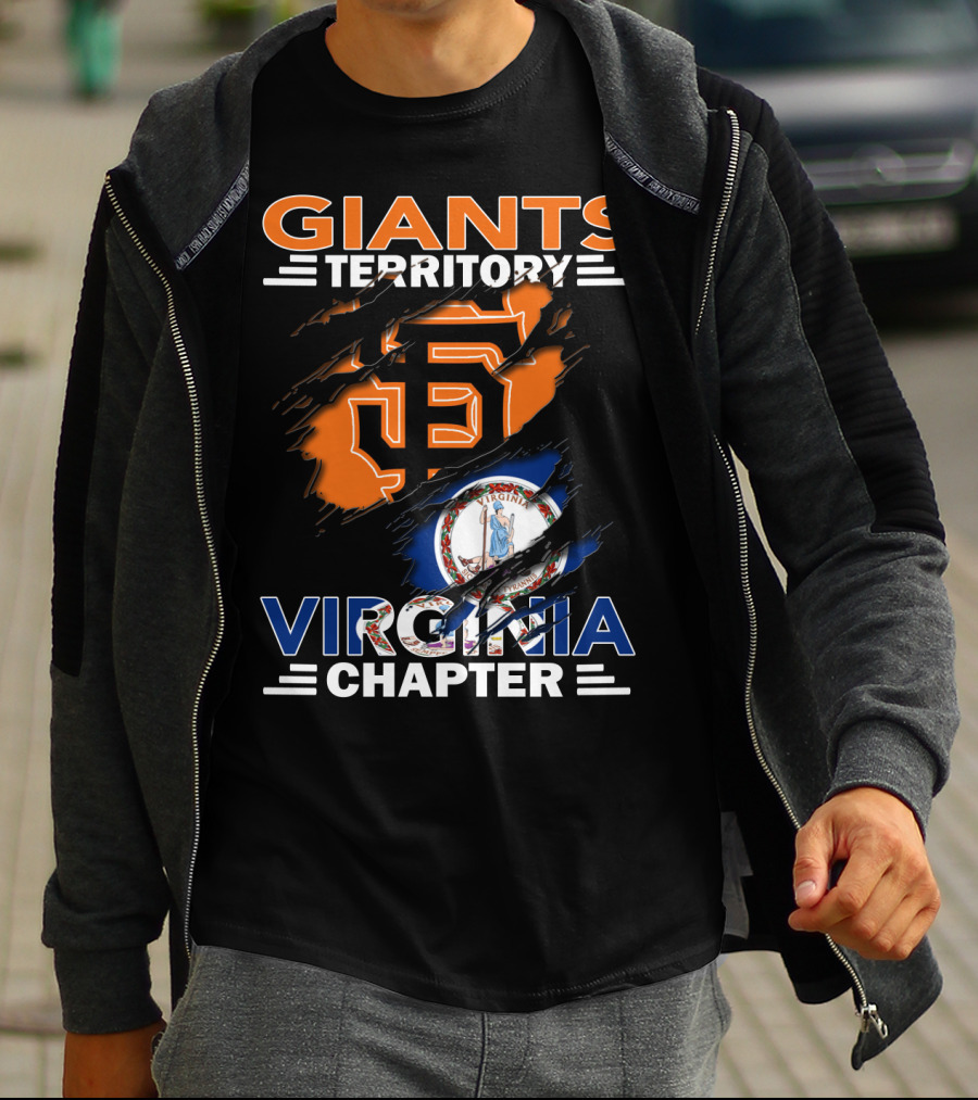 Giants Territory Virginia Chapter Sf Logo Fan T-Shirt