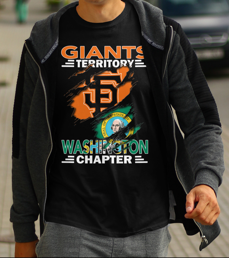 Giants Territory Washington Chapter State Seal T-Shirt