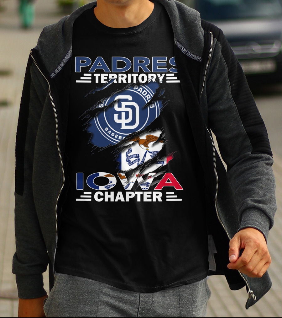 PADRES TERRITORY SAN DIEGO BASEBALL IOWA CHAPTER T-Shirt