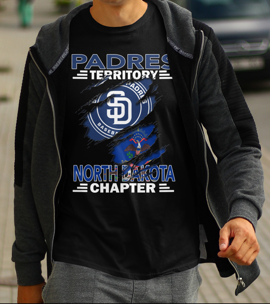 Padres Territory Baseball North Dakota Chapter T-Shirt