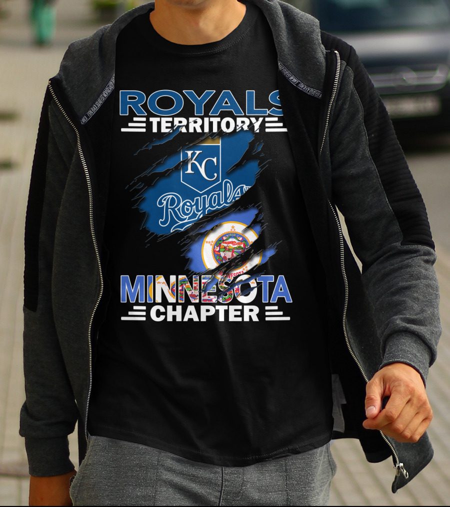 Royals Territory KC Royals Minnesota Chapter State Seal T-Shirt