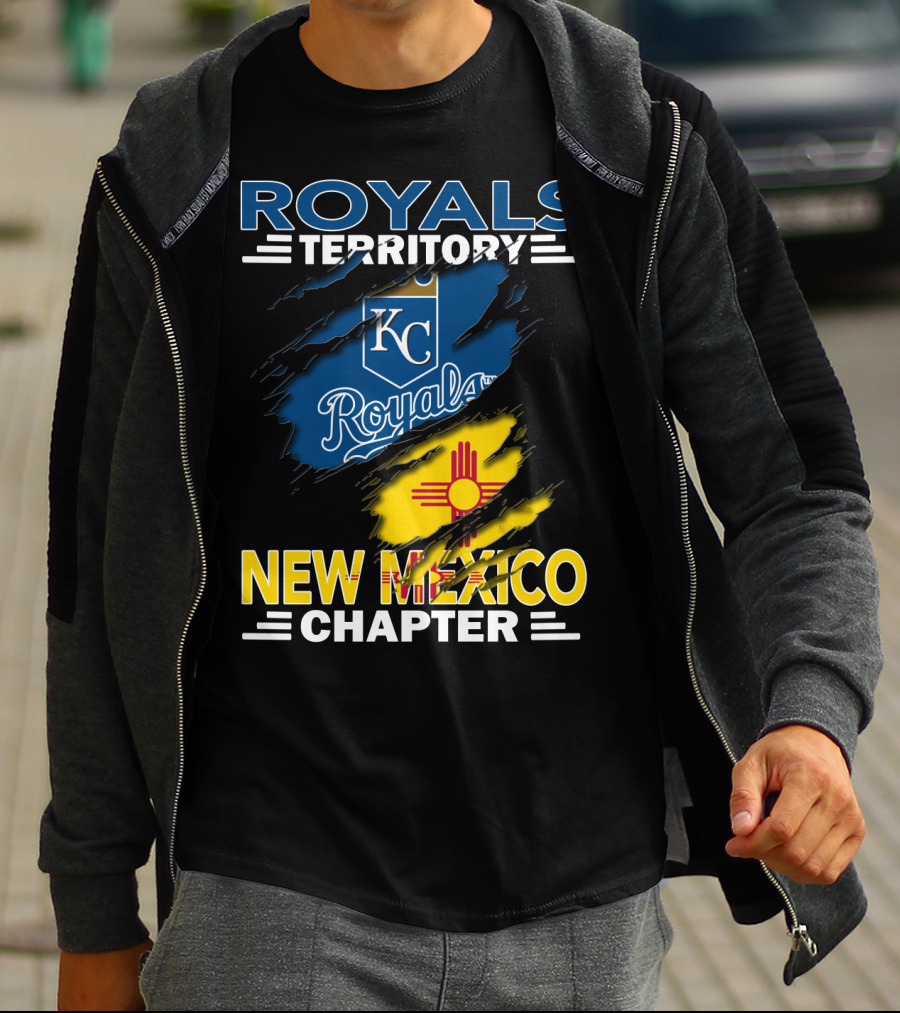 Royals Territory New Mexico Chapter Kansas City Royals Logo Zia Sun T-Shirt
