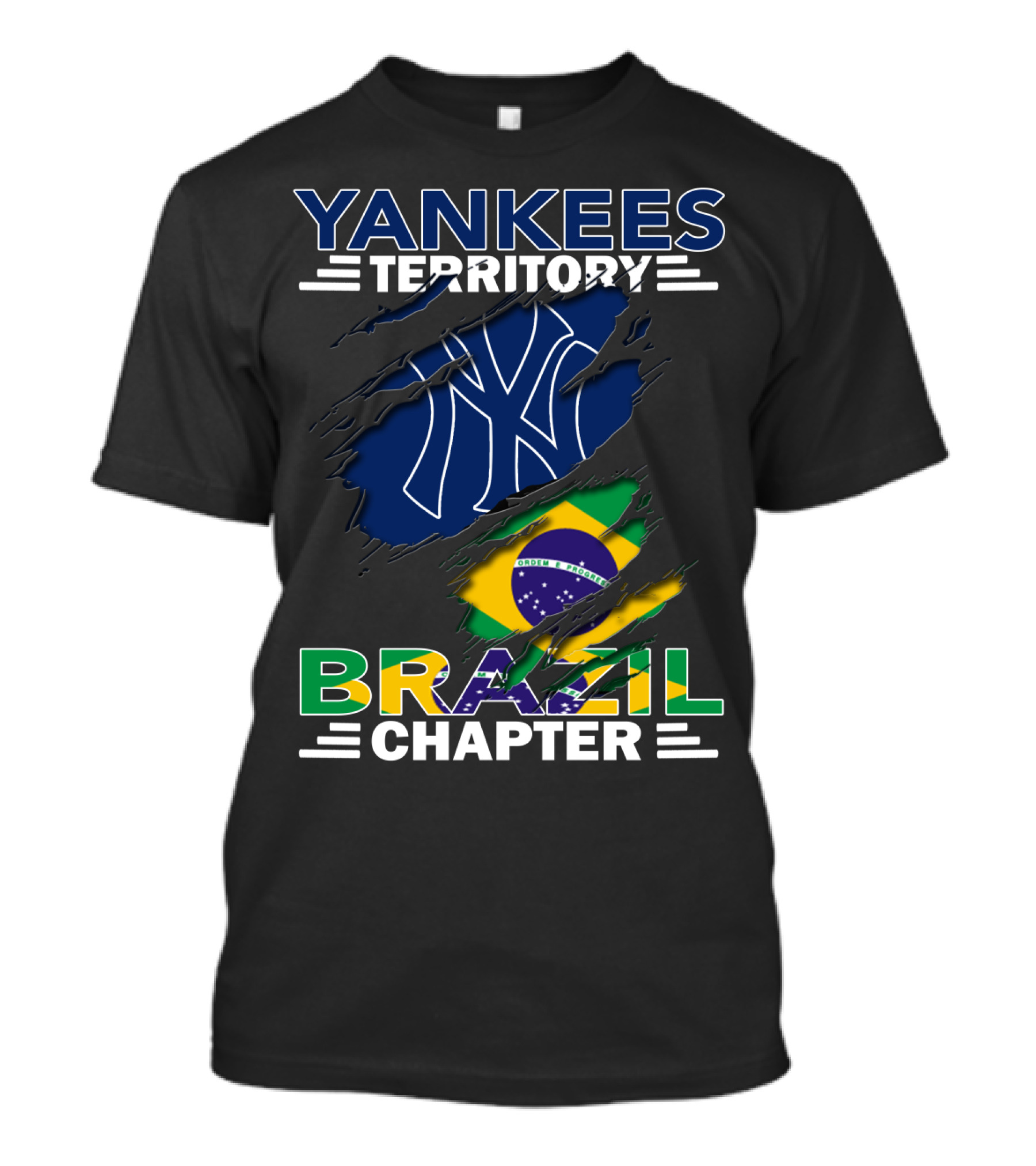 Yankees Territory Brazil Chapter Flag T-Shirt
