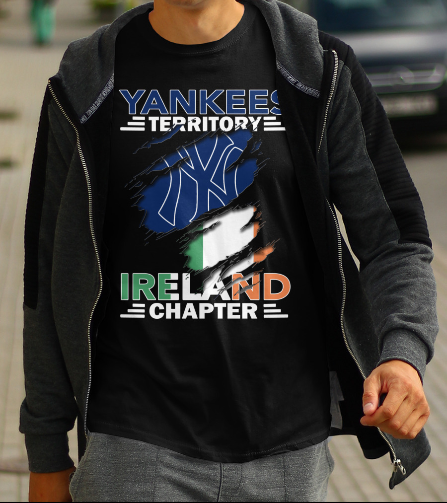 YANKEES TERRITORY IRELAND CHAPTER WITH FLAG AND ICONIC T-Shirt