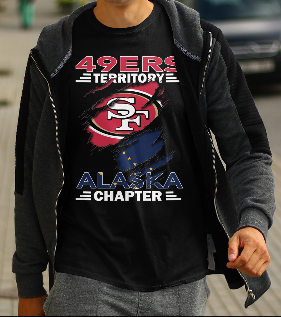 49ers Territory Alaska Chapter San Francisco Football Fans T-Shirt