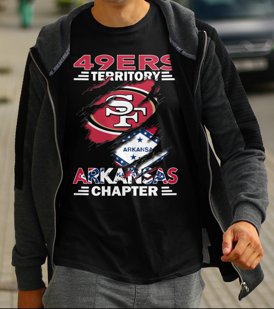 49ers Territory SF Logo Arkansas Chapter T-Shirt
