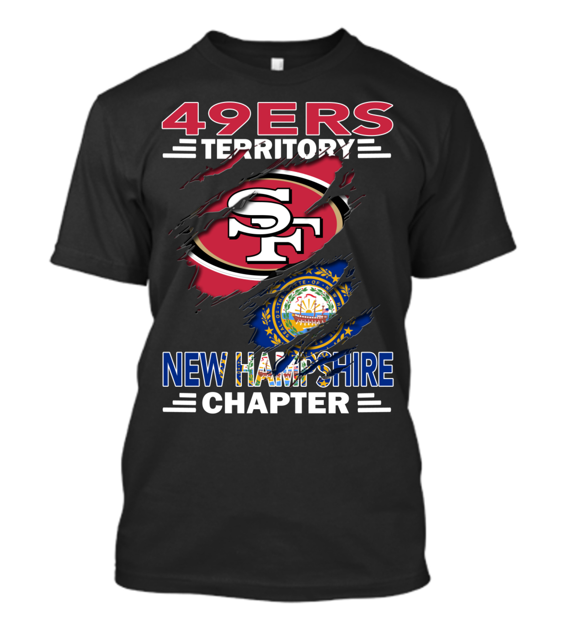 49ers Territory New Hampshire Chapter SF T-Shirt