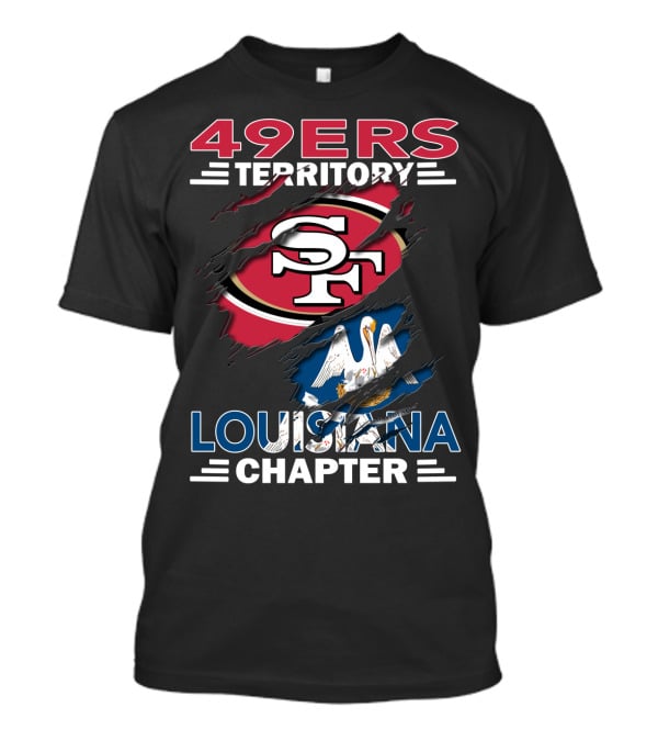 49ers Territory SF Logo Louisiana Chapter T-Shirt