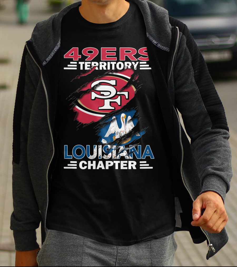 49ers Territory SF Logo Louisiana Chapter T-Shirt