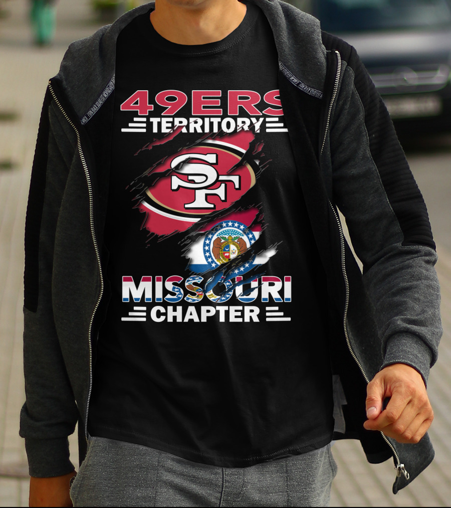 49ers Territory Missouri Chapter SF Logo State Seal T-Shirt