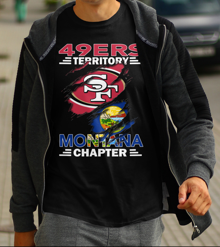 49ers Territory SF Logo Montana Chapter T-Shirt