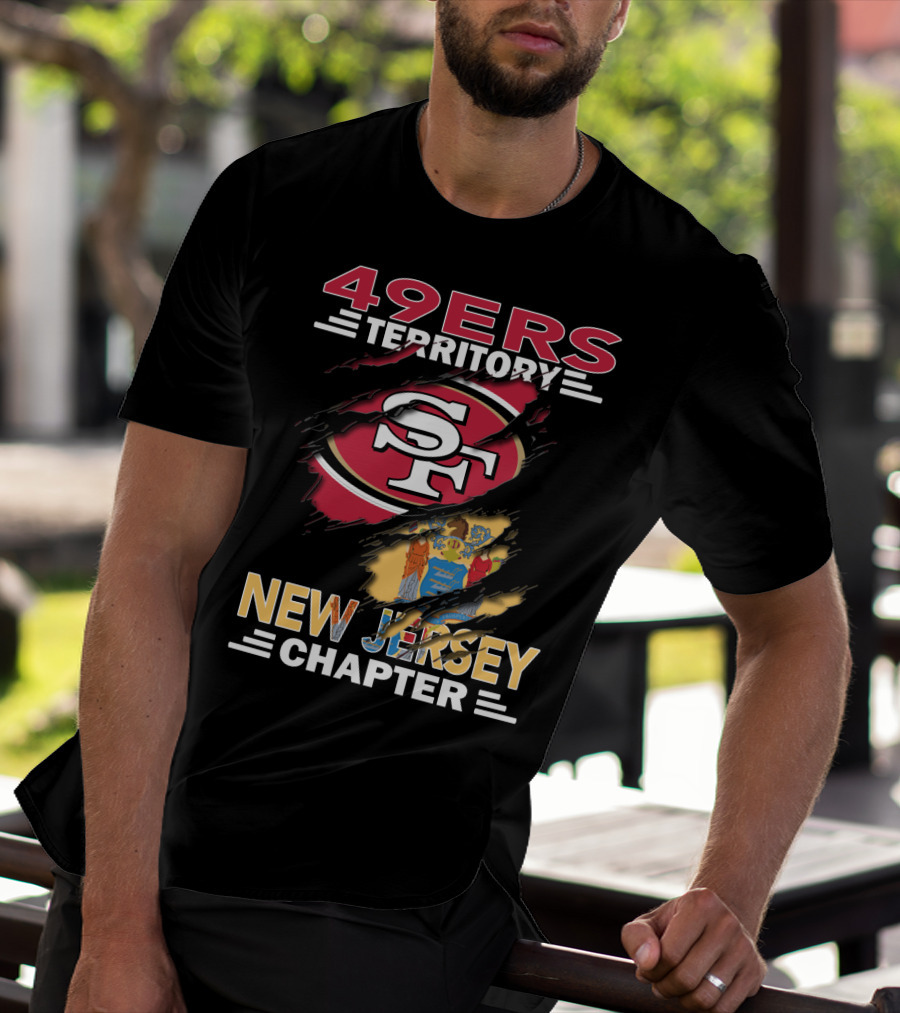 49ers Territory SF Logo New Jersey Chapter T-Shirt