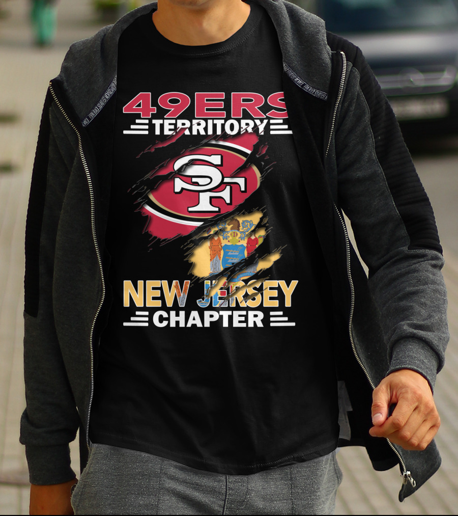 49ers Territory SF Logo New Jersey Chapter T-Shirt