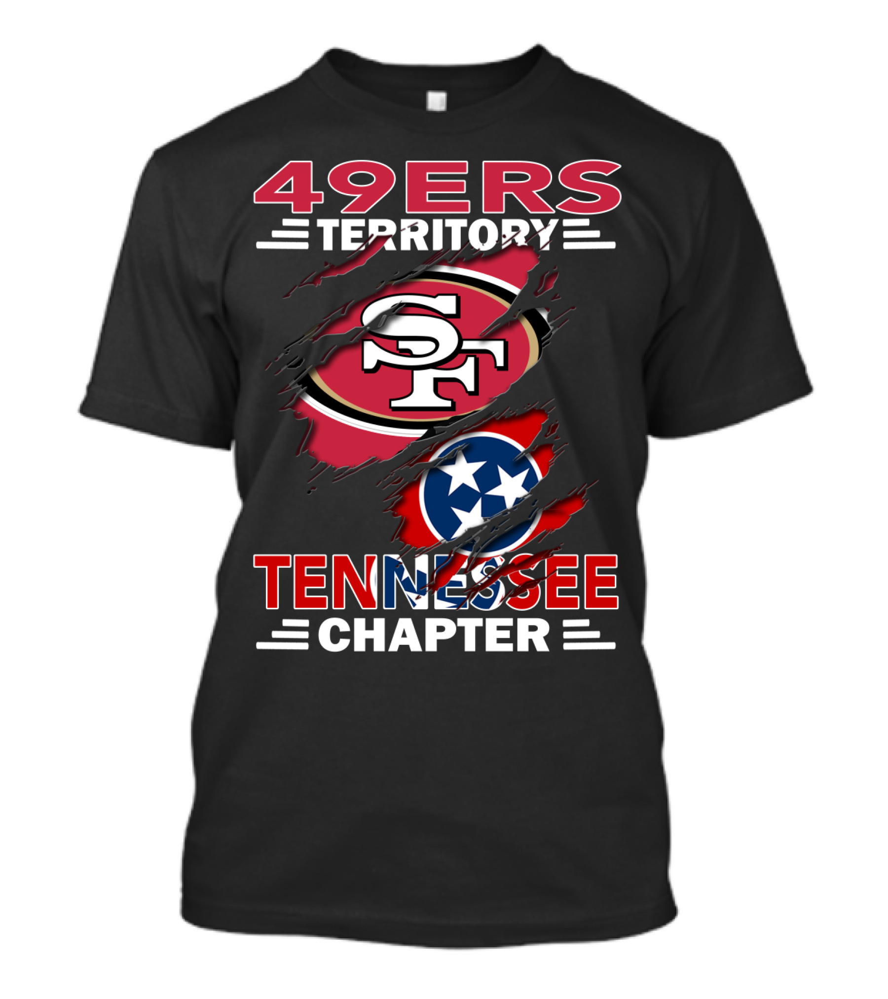 49ers Territory Tennessee Chapter SF T-Shirt