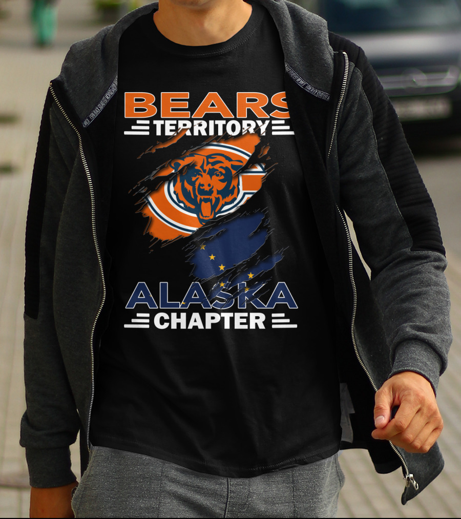 Bears Territory Alaska Chapter Logo With Scratched T-Shirt