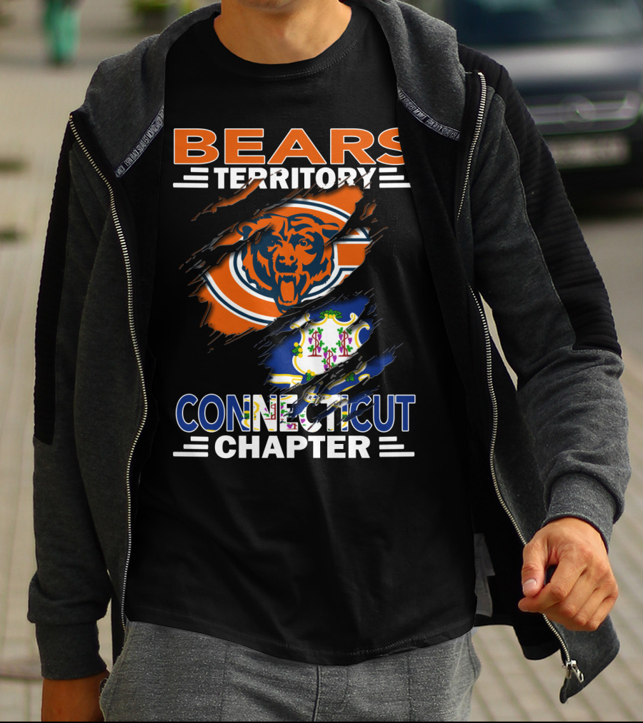 Bears Territory Chicago Bears Connecticut Chapter T-Shirt