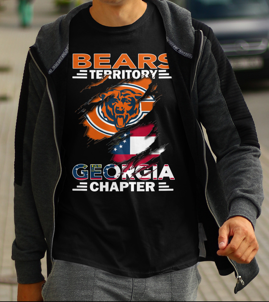 Bears Territory Chicago Bears Georgia Chapter T-Shirt