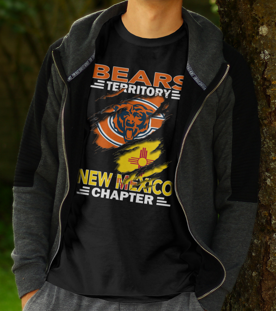 Bears Territory New Mexico Chapter Chicago Bears Logo Zia T-Shirt