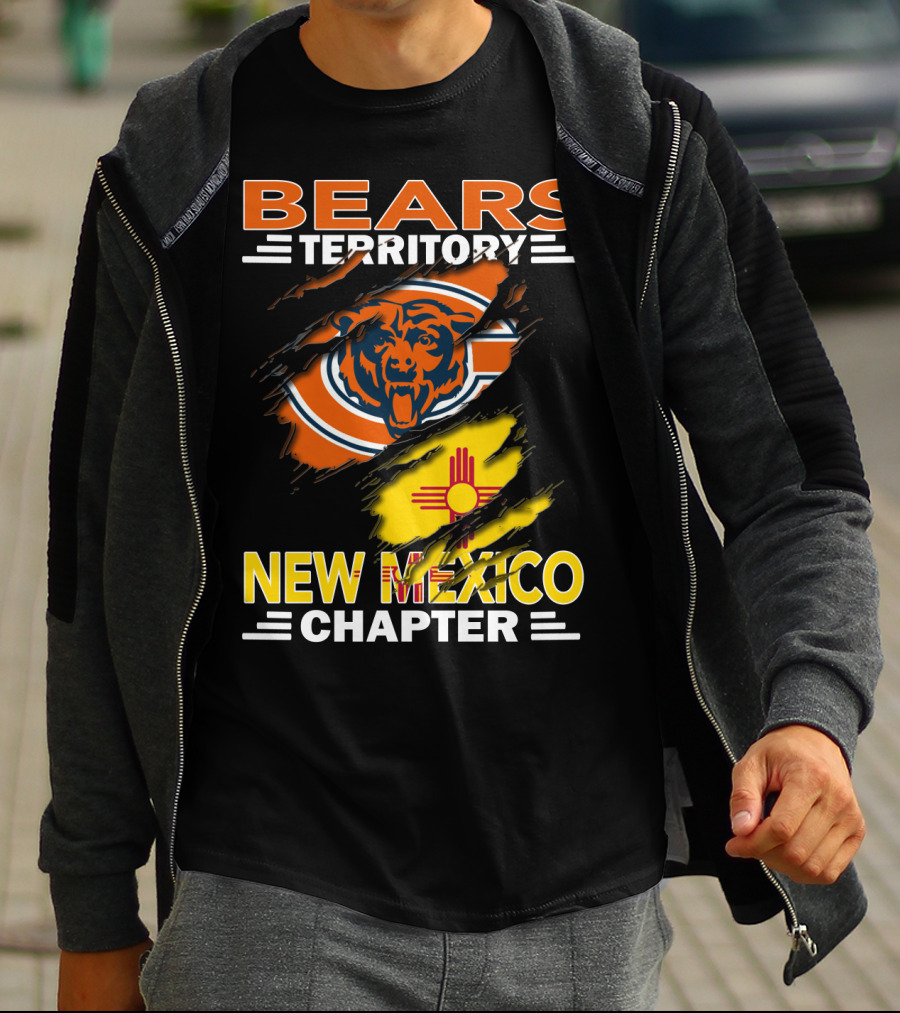 Bears Territory New Mexico Chapter Chicago Bears Logo Zia T-Shirt