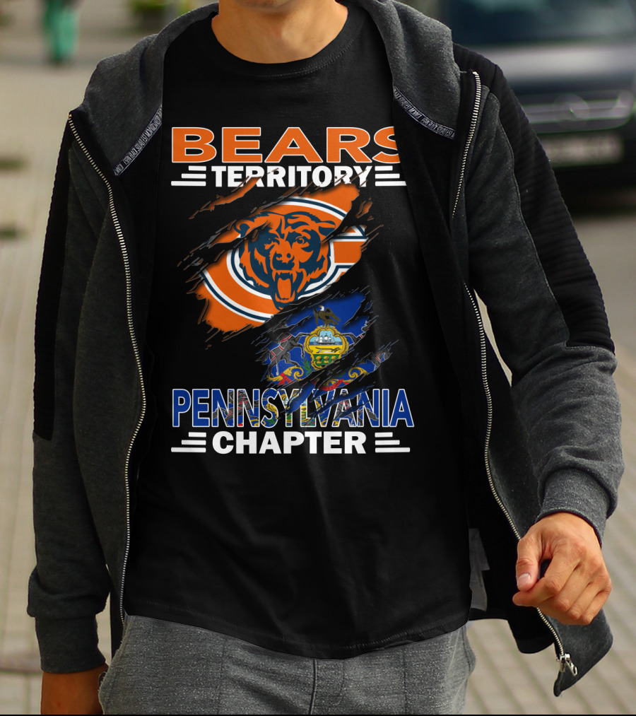 Bears Territory Pennsylvania Chapter Chicago Bears Logo Fan T-Shirt