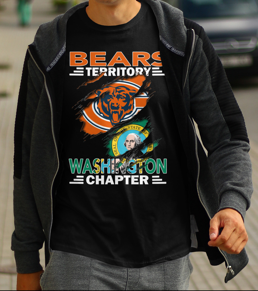 Bears Territory Washington Chapter State Seal T-Shirt