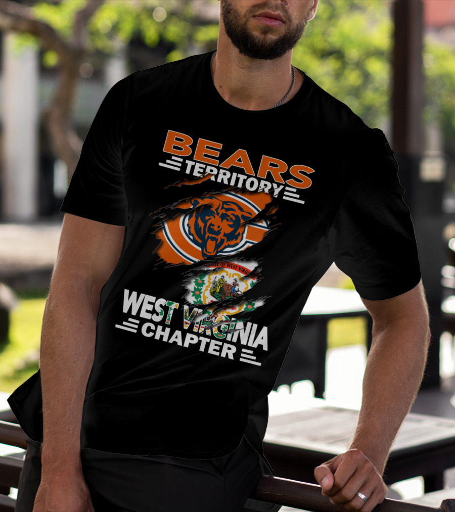 Bears Territory Chicago Logo West Virginia State Emblem Chapter T-Shirt