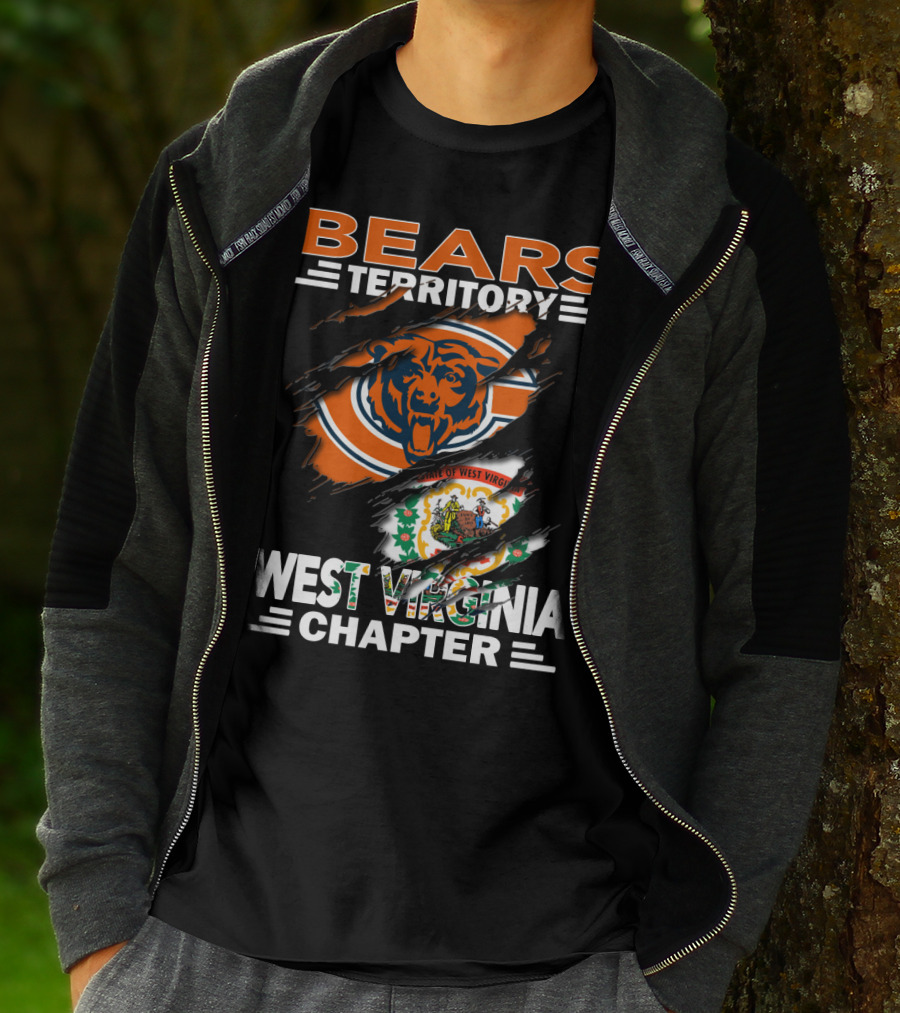 Bears Territory Chicago Logo West Virginia State Emblem Chapter T-Shirt