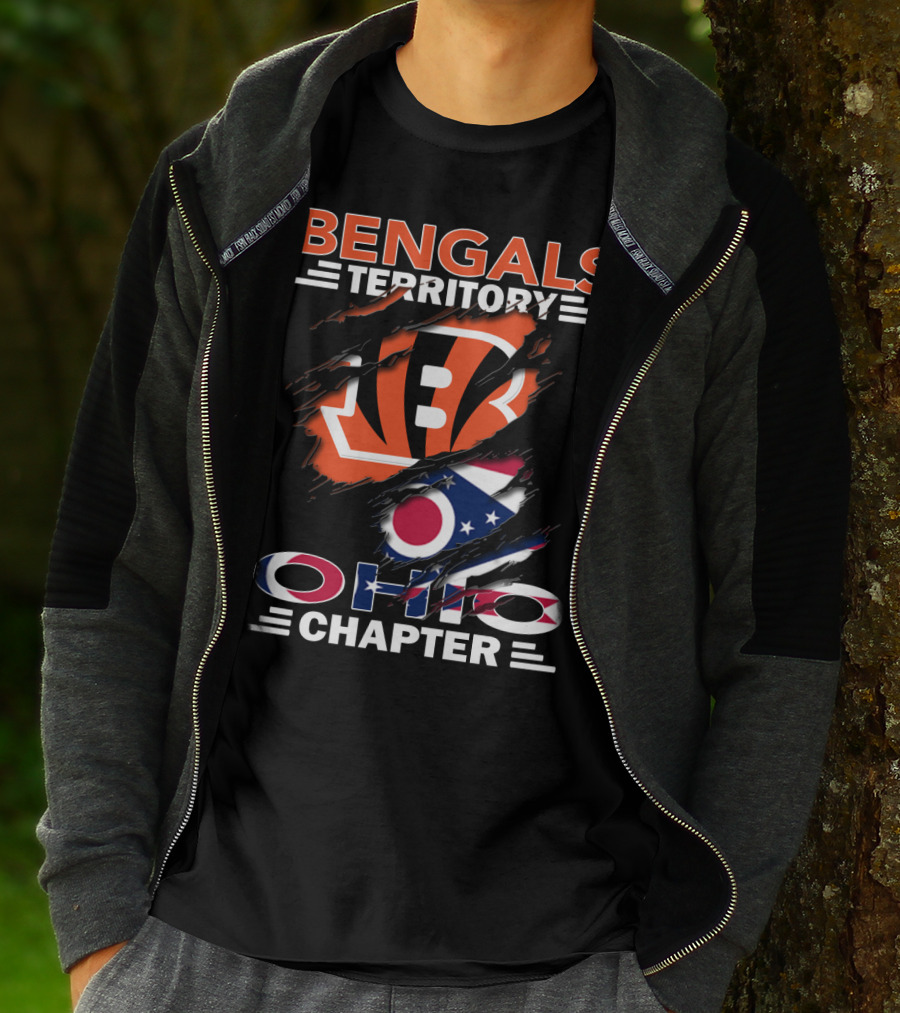 Bengals Territory Ohio Chapter Cincinnati Bengals Ohio State Pride T-Shirt