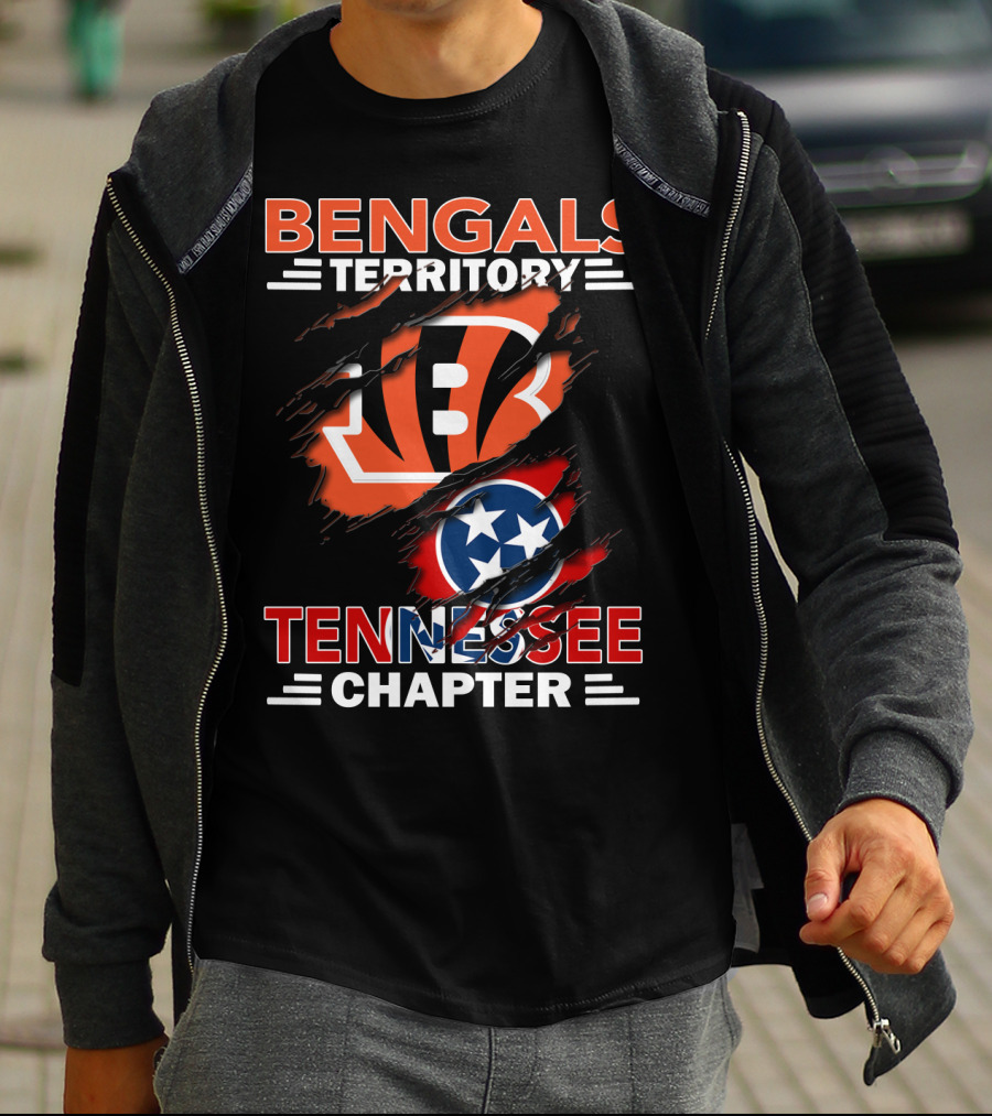 Bengals Territory Tennessee Chapter Football Fan Pride And Community T-Shirt