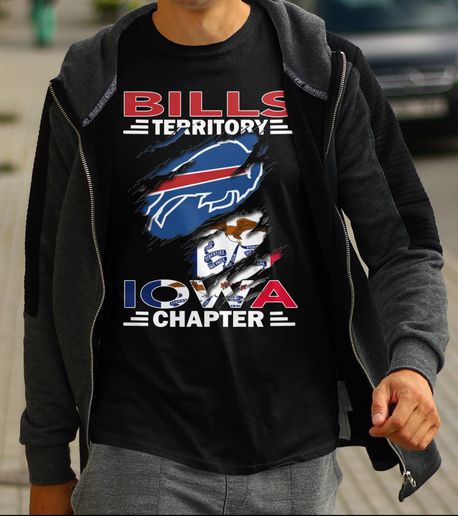 Bills Territory Iowa Chapter Buffalo Bills Fan Club T-Shirt