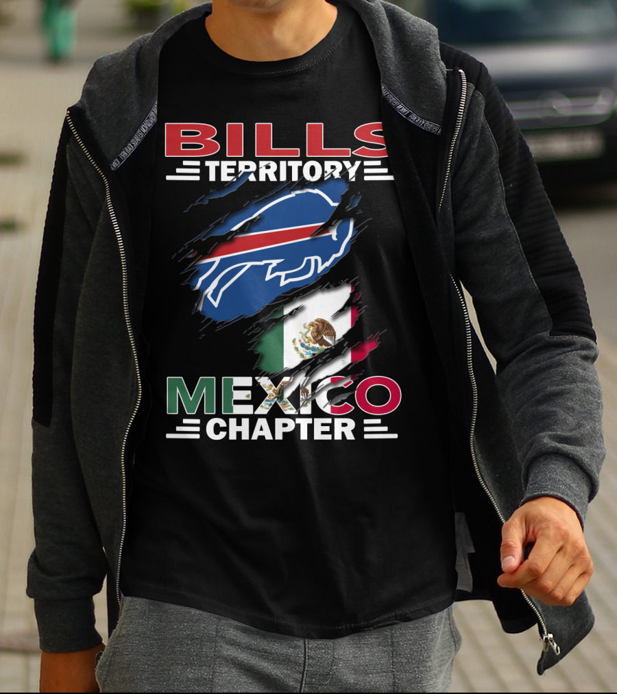 Bills Territory Mexico Chapter Buffalo Flag T-Shirt