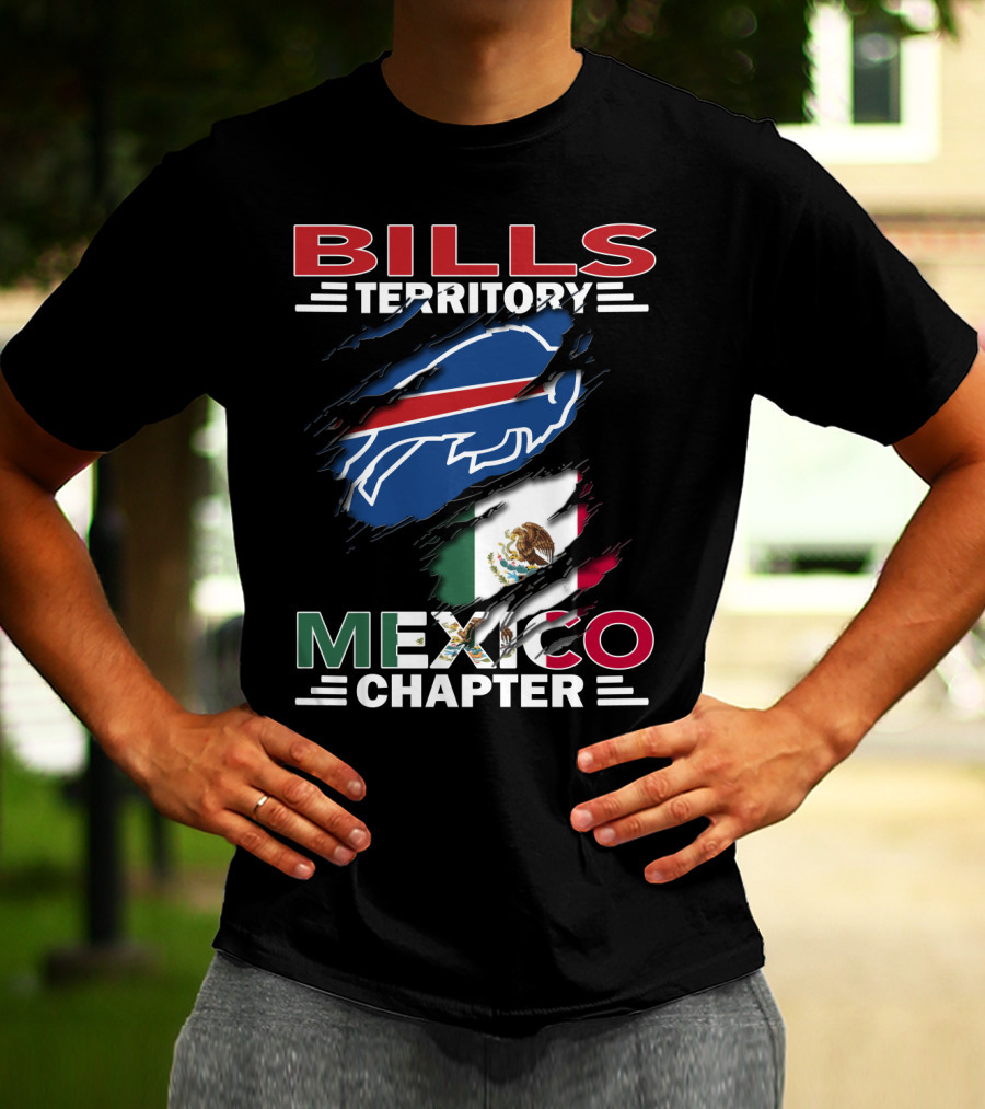 Bills Territory Mexico Chapter Buffalo Flag T-Shirt