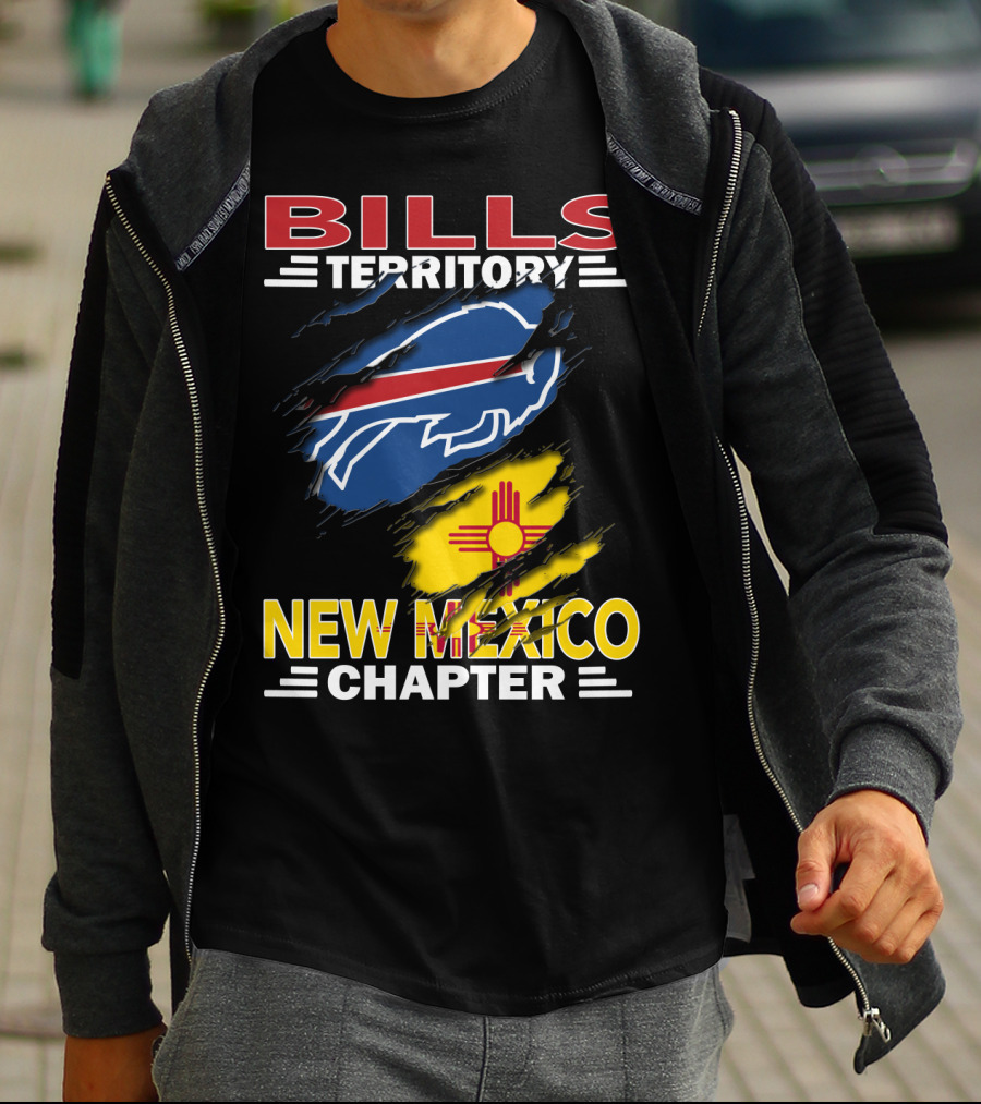 Bills Territory New Mexico Chapter Buffalo Symbol Zia Sun T-Shirt
